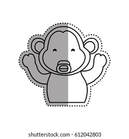 monkey cartoon drawing animal