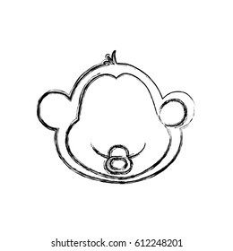 monkey cartoon drawing animal faceless
