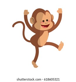 monkey cartoon icon