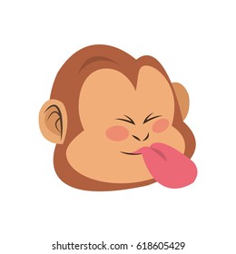 monkey cartoon icon