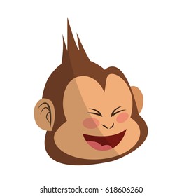 monkey cartoon icon