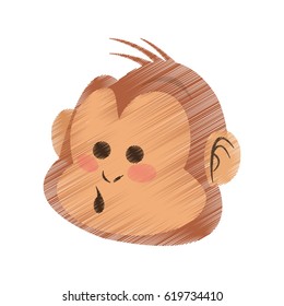 monkey cartoon icon image