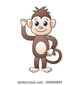Monkey character.