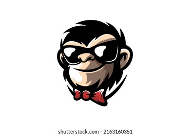 monkey character vector illustration image