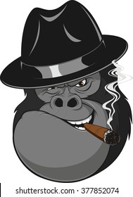 Monkey with a cigar