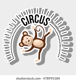 monkey circus icon