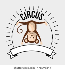 monkey circus icon