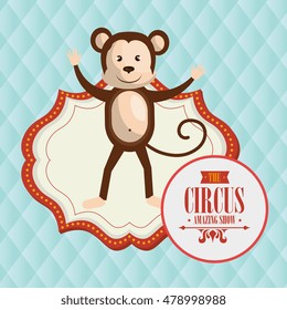 monkey circus icon