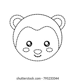 monkey cute animal icon image 