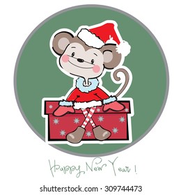 monkey design for Chinese New Year celebration