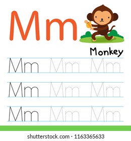 monkey drawing line vector design