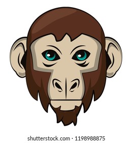 Monkey face cool sketch