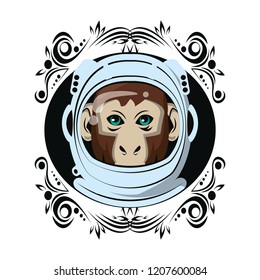 Monkey face cool sketch