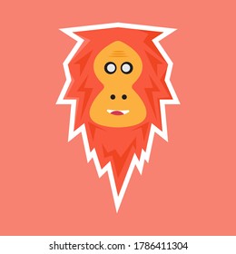 monkey face esport logo design