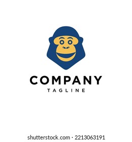 Monkey Face Mask logo vector template