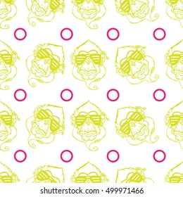 monkey face pattern