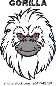 Equipe de rosto de macaco Vetores de ações, imagens de gorila, tatuagem e arte vetorial ilustração 3d