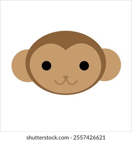 Monkey Flat Icon For Many Purpose