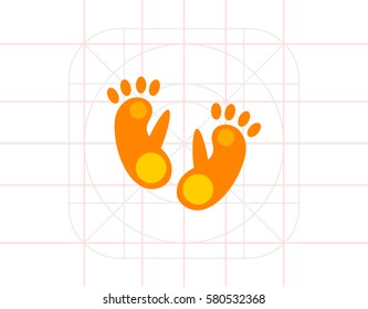 Monkey Footprint Icon