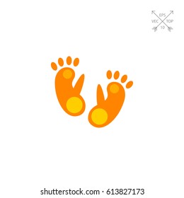 Monkey footprint icon