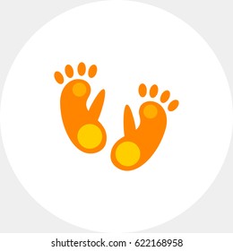Monkey footprint icon