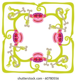 Monkey frame