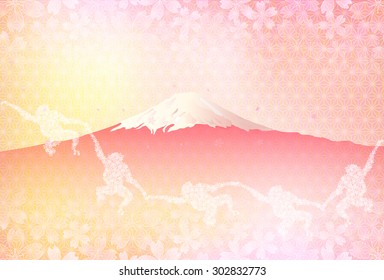 Monkey Fuji New Year's card