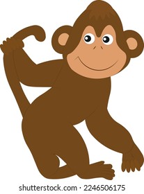 
monkey funny jungle animals for children