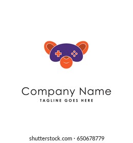 monkey game icon logo template