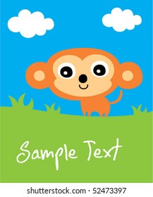 monkey in garden