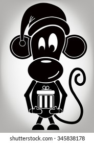 Monkey with a gift
