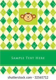 monkey girl arrival card