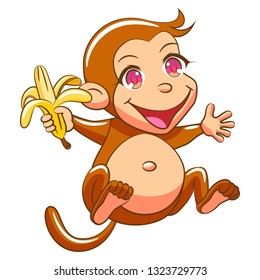 Monkey graphic clipart