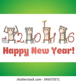 monkey happy new year
