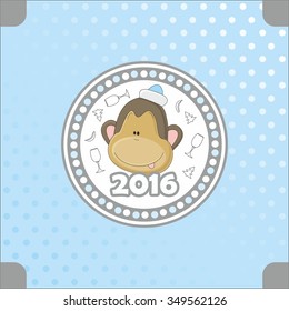 monkey happy new year 