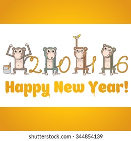 monkey happy new year 4
