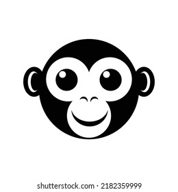 Monkey Head Icon Vector Design Template Stock Vector (Royalty Free ...