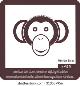 Monkey icon. 2016