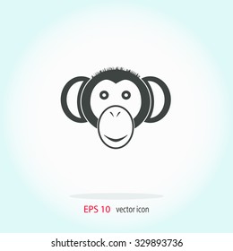 Monkey icon. 2016 symbol.