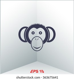 Monkey icon. 2016 symbol.