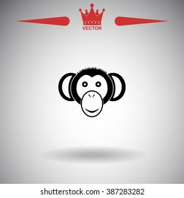 Monkey icon. 2016 symbol.