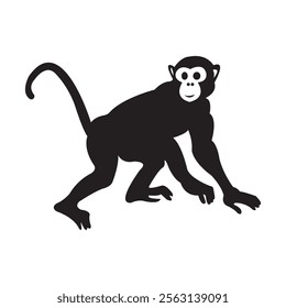 monkey icon illustration design template