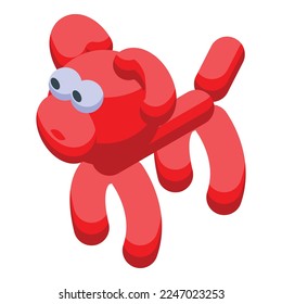 Monkey icon isometric vector. Art magic. Party shape