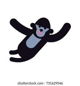 Monkey Icon. King Kong Vector