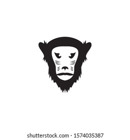 Monkey icon logo design vector illustration