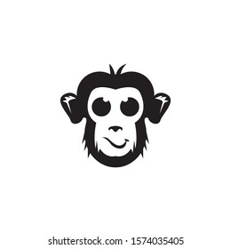 Monkey icon logo design vector illustration