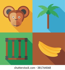 monkey icon set