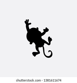 monkey icon sign signifier vector