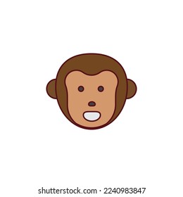 the monkey icon is suitable for your web, apk or project with a chinese new year theme
