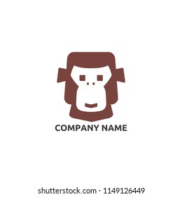 monkey icon vector design